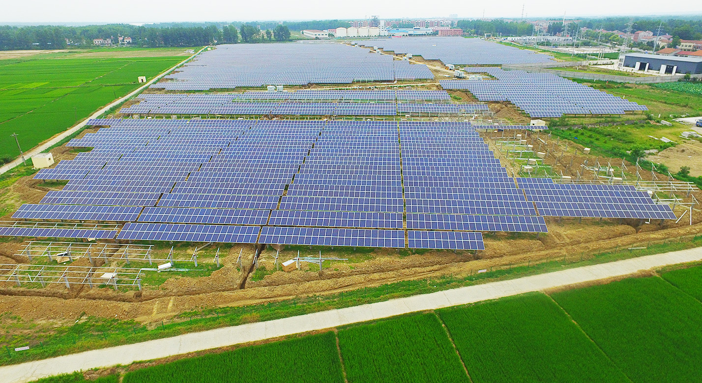 湖北追日光伏老河口神仙渡40MWp（一期20MWp）农光互补光伏电站EPC总承包项目